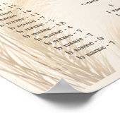 Boho pampas waterverf bruiloft poster (Hoek)