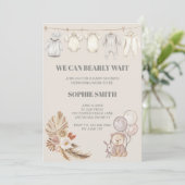 Boho Pampas, we kunnen niet wachten Kaart (Staand voorkant)