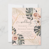 BOHO PAMPASGRAS TROPISCHE Bruiloft (Voorkant)