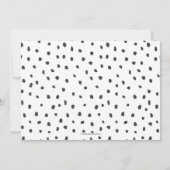 Boho Panda Verjaardag Uitnodigingen - Meisje (Achterkant)