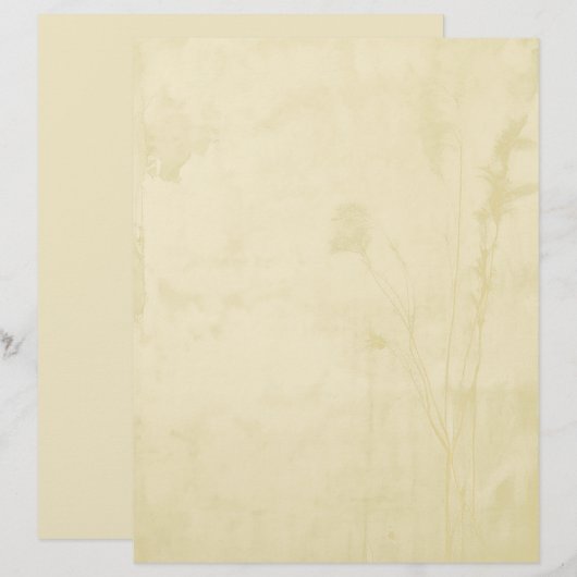 Boho Paper Letterhead Briefhoofd (Voorkant / Achterkant)