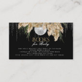 Boho Papmas Grass Disco Baby shower Boeken voor Ba Informatiekaartje (Voorkant)