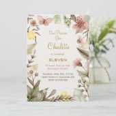 Boho Pareltjes  Crystals waterverf verjaardag Kaart (Staand voorkant)