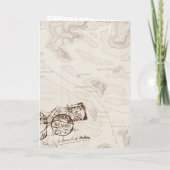 Boho Paspoort Bestemming QR Code Bruiloft (Achterkant)