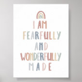 Boho pastel angstaanjagend heerlijk gemaakte print (Voorkant)