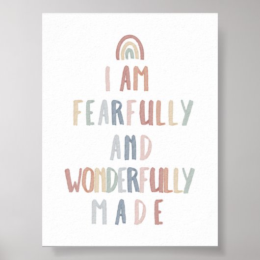 Boho pastel angstaanjagend heerlijk gemaakte print (Voorkant)