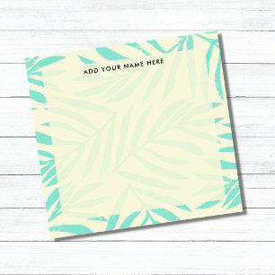 Boho pastel blauw palmblad Kantoor Post-it® Notes
