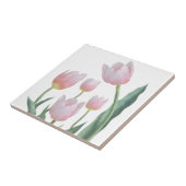 Boho Pastel Bloemen Tegeltje (Zijkant)