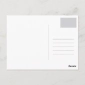 Boho pastel bloemenkrans rustieke bruiloft briefkaart (Achterkant)