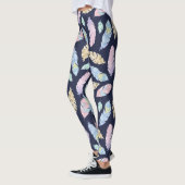 Boho Pastel Feathers Leggings (Links)