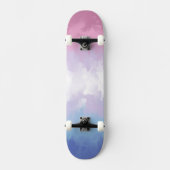 Boho Pastel Fluffy Abstract Bigender Pride Flag Persoonlijk Skateboard (Voorkant)