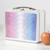 Boho Pastel Fluffy Abstract Bigender Pride Vlag (In situ)