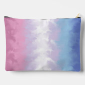 Boho Pastel Fluffy Abstract Bigender Pride Vlag Etui (Achterkant)