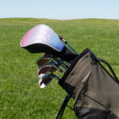 Boho Pastel Fluffy Abstract Bigender Pride Vlag Golfheadcover (Insitu)
