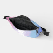 Boho Pastel Fluffy Abstract Bigender Pride Vlag Heuptasje (Open)