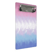 Boho Pastel Fluffy Abstract Bigender Pride Vlag Mini Klembord (Schuin)