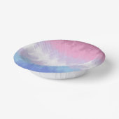 Boho Pastel Fluffy Abstract Bigender Pride Vlag Papieren Kommen (Gebogen)
