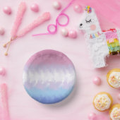 Boho Pastel Fluffy Abstract Bigender Pride Vlag Papieren Kommen (Feest)