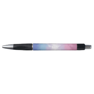 Boho Pastel Fluffy Abstract Bigender Pride Vlag Pen