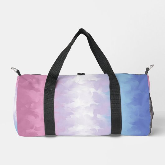 Boho Pastel Fluffy Abstract Bigender Pride Vlag Plunjezak (Voorkant)