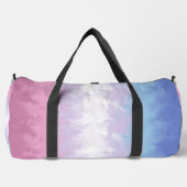 Boho Pastel Fluffy Abstract Bigender Pride Vlag Plunjezak (Voorkant)