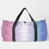 Boho Pastel Fluffy Abstract Bigender Pride Vlag Plunjezak (Achterkant)