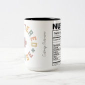 Boho Pastel Geregistreerde Verpleegkundige 15 oz M Tweekleurige Koffiemok (Center)