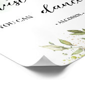 Boho pastel groen vertrouw me dat je kunt dansen t poster (Hoek)