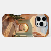 Boho Pastel iPhone 16 Pro Max Case | Sunny Hoesje (Achterkant horizontaal)