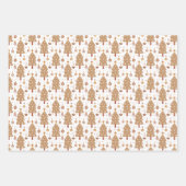 Boho Pastel Kerstboom Decor Element Patroon Inpakpapier Vel (Voorkant 2)