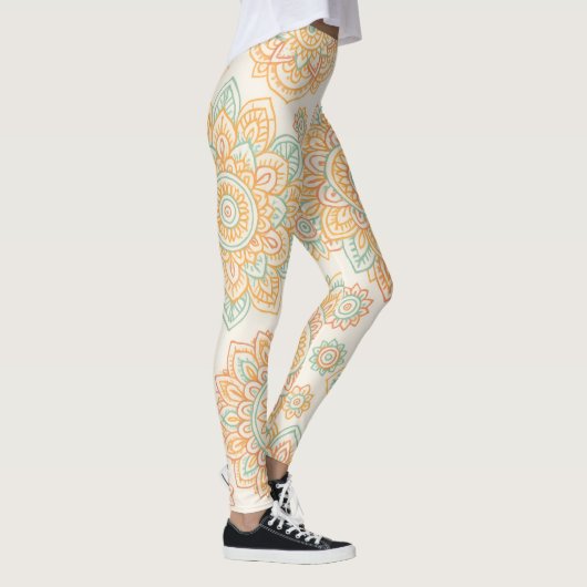 Boho Pastel Mandala Leggings (Rechts)