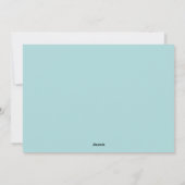 Boho  Pastel Pink Blue Floral Paasfoto Feestdagenkaart (Achterkant)