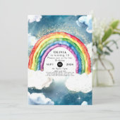 Boho Pastel Rainbow Birthday Kaart (Staand voorkant)