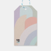 Boho Pastel Rainbow Cadeaulabel (Achterkant)