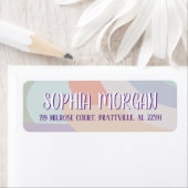 Boho Pastel Rainbow Etiket (Insitu)