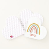 Boho Pastel Rainbow gepersonaliseerd Notitieboek (Binnen)