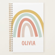 Boho Pastel Rainbow gepersonaliseerd