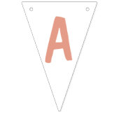 Boho Pastel Rainbow gepersonaliseerd Vlaggetjes (Derde vlag)