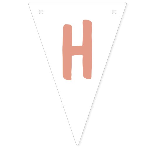 Boho Pastel Rainbow gepersonaliseerd Vlaggetjes (Tweede vlag)