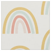 Boho Pastel Rainbow Stof (Close Up)