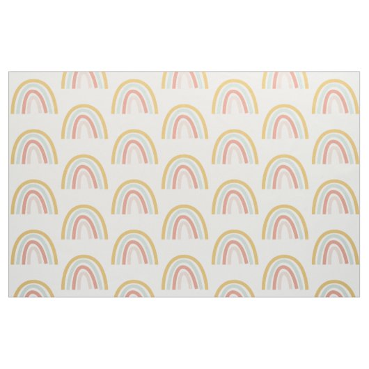 Boho Pastel Rainbow Stof (Fat Quarter)