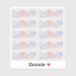 Boho Pastel Regenboog Sticker Sheet