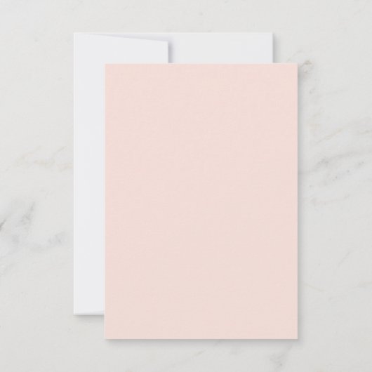 Boho Pastel Roze Goud Regenboog Verjaardagsfeest Kaart (Achterkant)