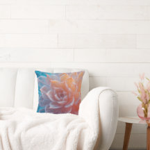 Boho Pastel Succulent Pillow – Suikerglazuurbloemb