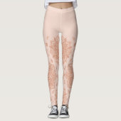Boho Pastel Terracotta Mandala Leggings (Voorkant)