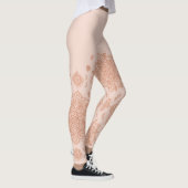 Boho Pastel Terracotta Mandala  Leggings (Rechts)