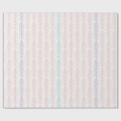 Boho Pastel Tribal Arrow Baby shower Cadeaupapier (Vlak)