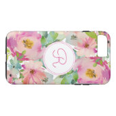 Boho Pastel Waterverf Case-Mate iPhone Case (Achterkant (Horizontaal))