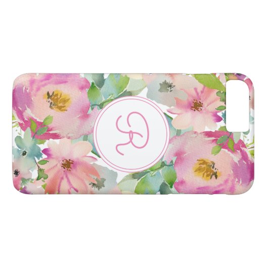 Boho Pastel Waterverf Case-Mate iPhone Case (Achterkant (Horizontaal))