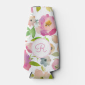 Boho Pastel Waterverf Flesjeskoeler (Voorkant)